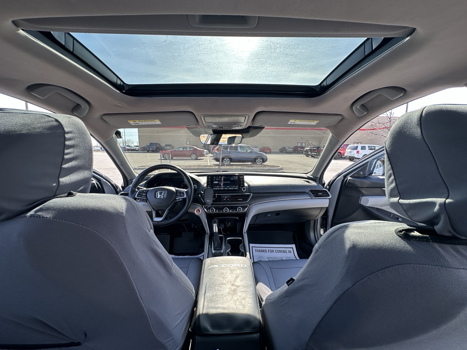 2019 Honda Accord EX-L front exterior